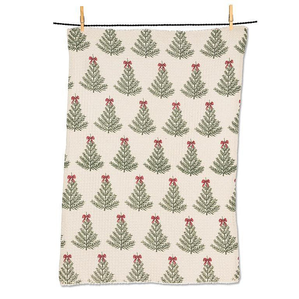 Christmas Waffle Tea Towel