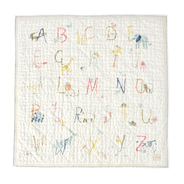 Pehr Quilted Blanket: A to Zoo