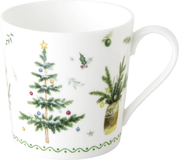 Bone China Christmas Mugs
