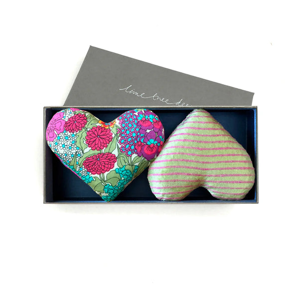 Lime Tree Design Box of Two Lavender Sachets