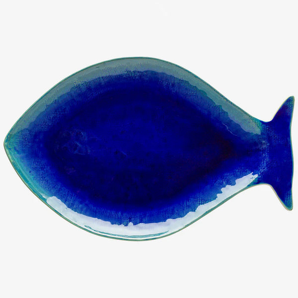 Dori Atlantic Blue Dourada Large Serving Platter