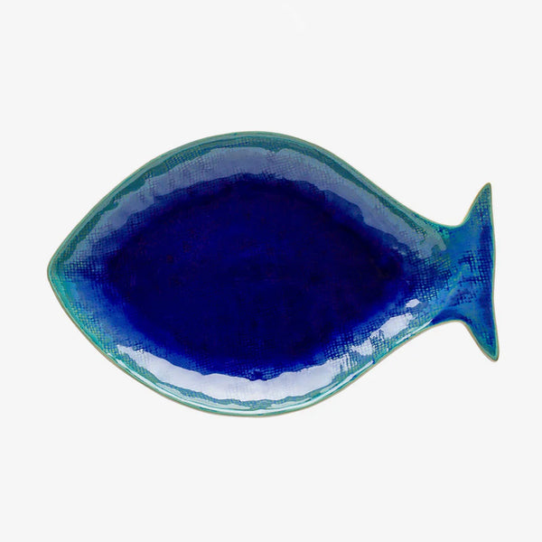 Dori Atlantic Blue Dourada Plate/Platter