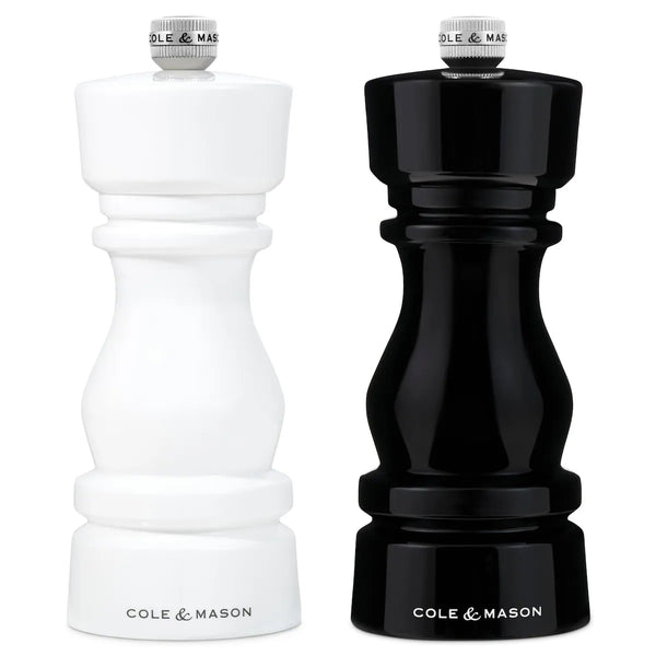 Cole & Mason London Acrylic Salt Shaker & Pepper Mill Set