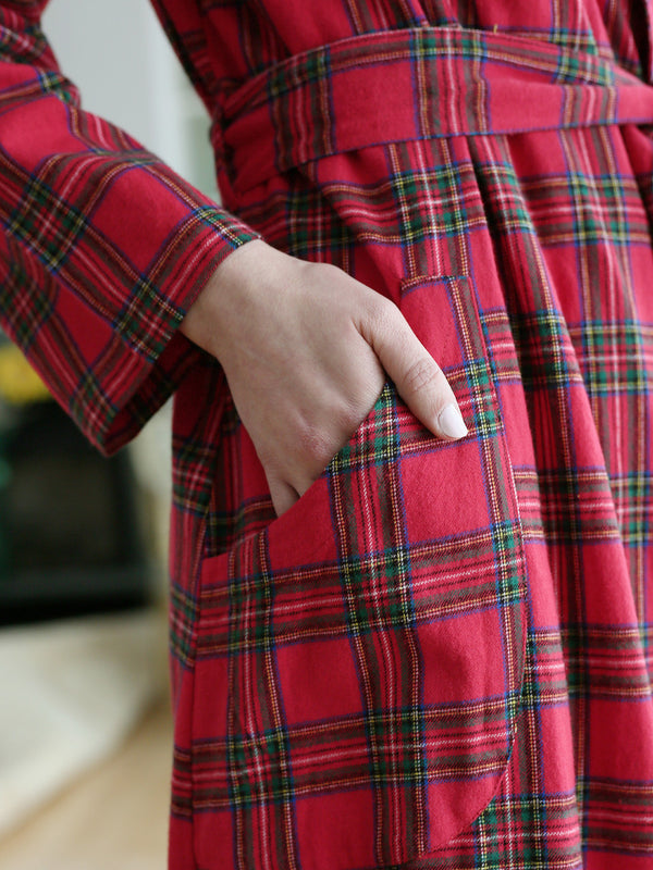 April Cornell Fireside Check Dressing Gown
