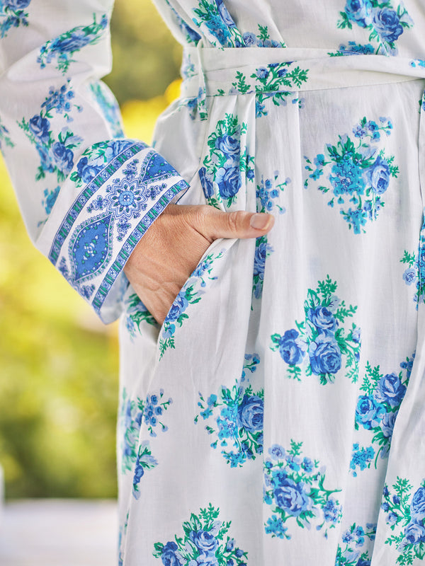 April Cornell Maritime Bouquet Dressing Gown