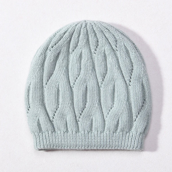 Wool Cable Knit Hat