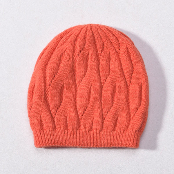 Wool Cable Knit Hat