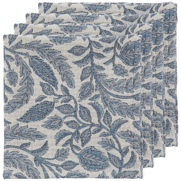 Topiary Larkspur Woven Napkins Set of 4
