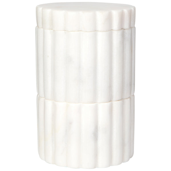 White Marble Salt Cellar