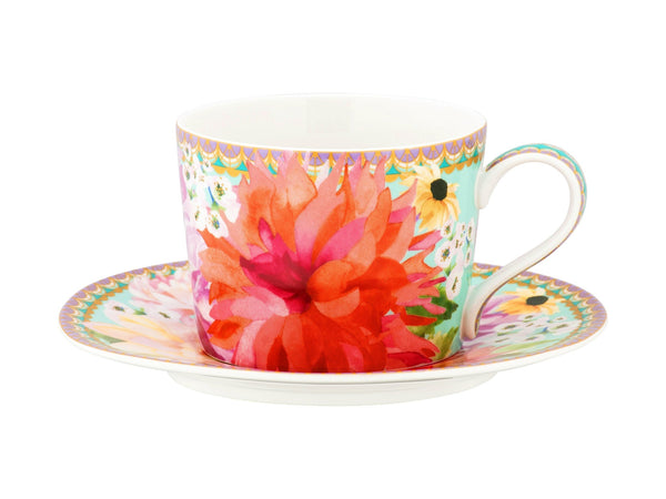 Maxwell & Williams Dahlia Daze Cup and Saucer