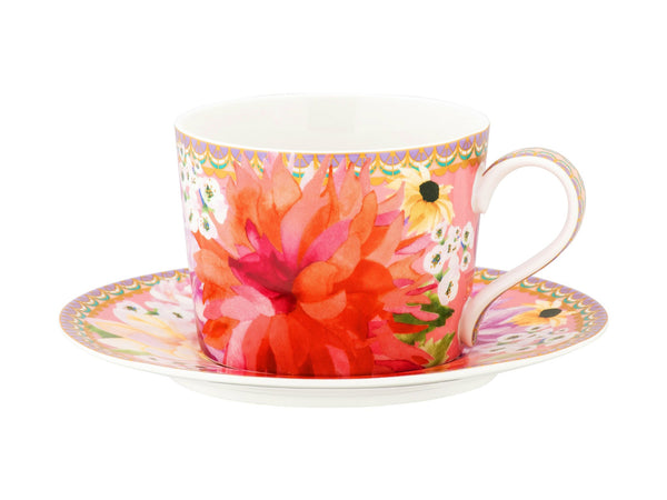 Maxwell & Williams Dahlia Daze Cup and Saucer