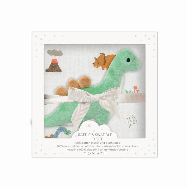Rattle and Swaddle Gift Set