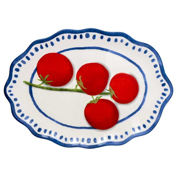 Amalfi Tomato Oval Platter