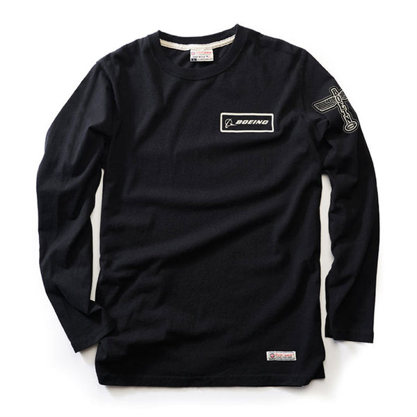 Red Canoe Boeing Vintage Logo Long Sleeve T-Shirt