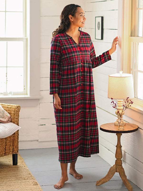 April Cornell Yuletide Check Nighty