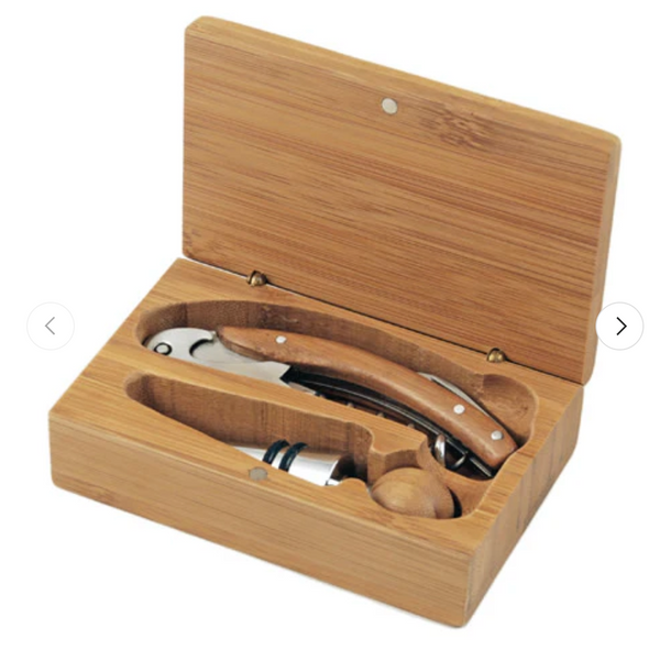 2-Piece Bamboo Accessory Set