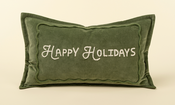 Happy Holidays Pillow