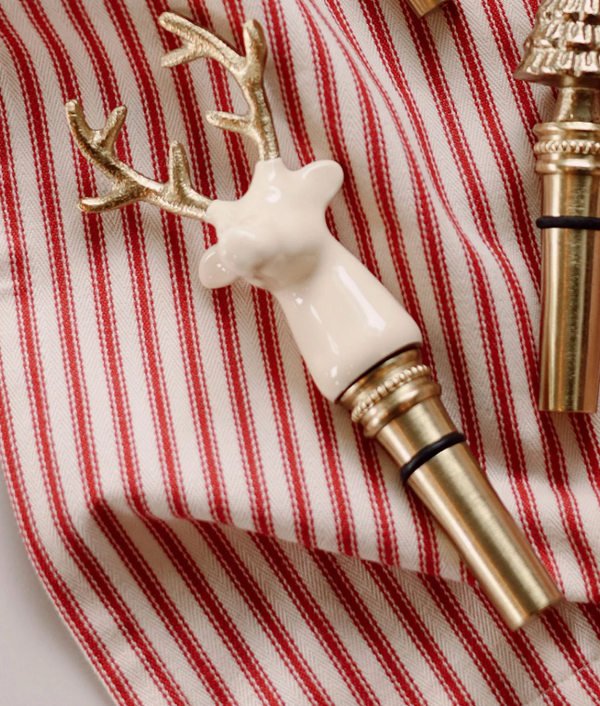 Gilded Stag Bottle Stopper
