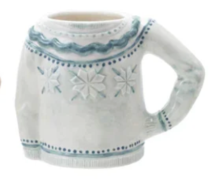Stoneware Sweater-Shaped Mug 14 oz