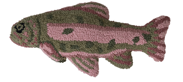 Tufted Fish Shaped Pillow