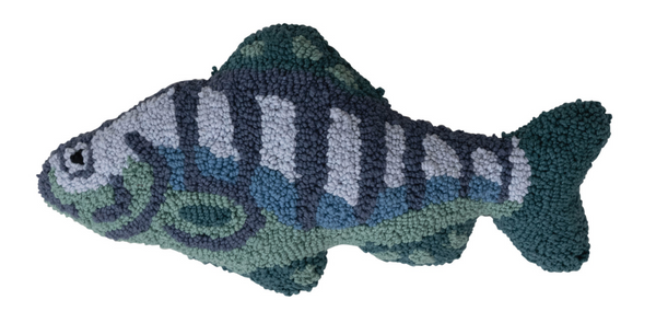 Tufted Fish Shaped Pillow