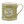 Load image into Gallery viewer, Green Christmas Stoneware Mug
