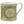 Load image into Gallery viewer, Green Christmas Stoneware Mug
