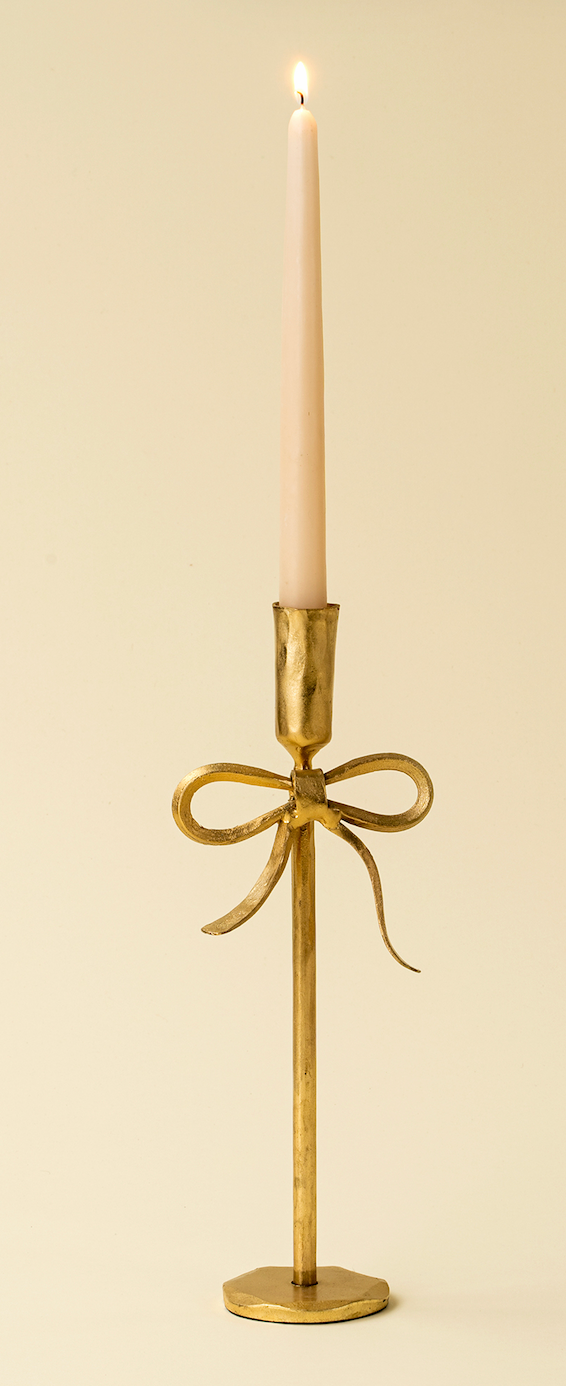 Bow Forged Candlestick Holders