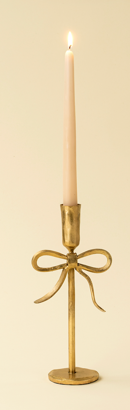 Bow Forged Candlestick Holders