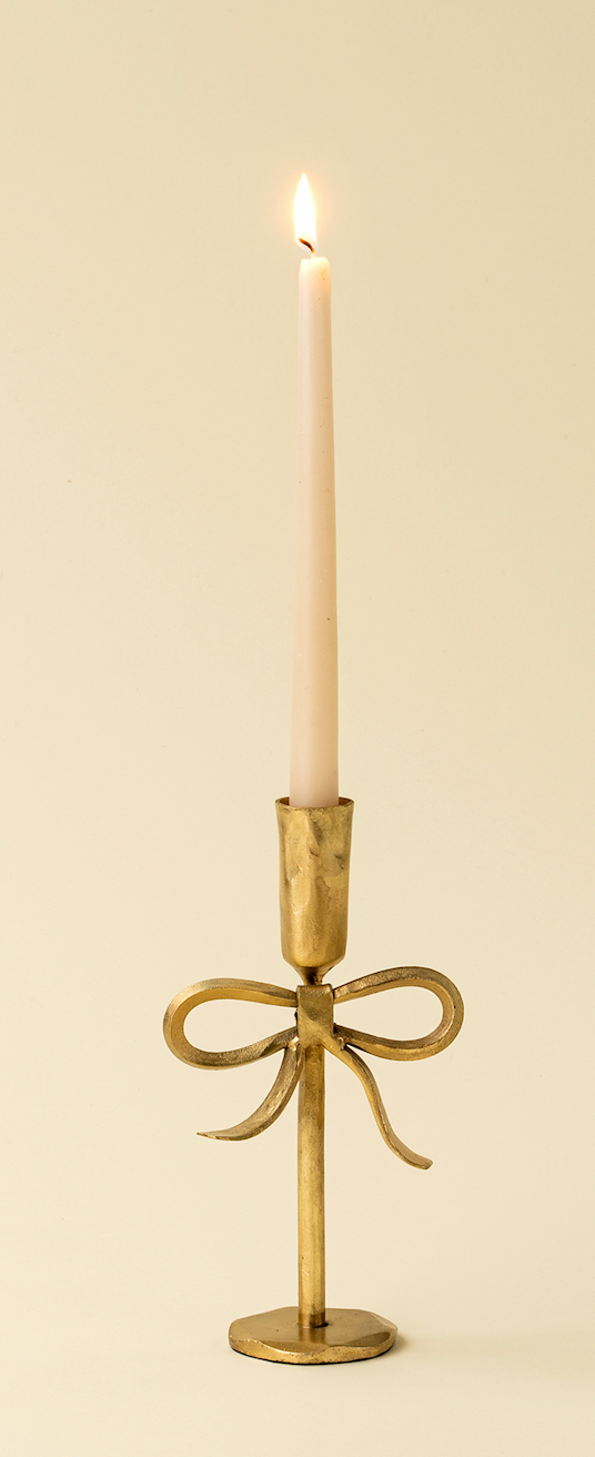 Bow Forged Candlestick Holders