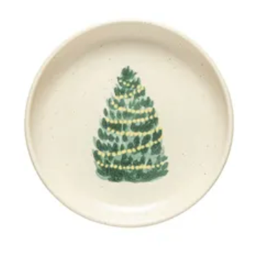 Casafina Pacifica Christmas Tree Appetizer Plate