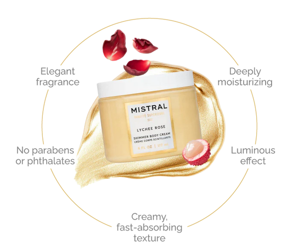 Mistral Luxe Body Cream Lychee Rose