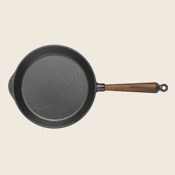 Skeppshult 10" Cast Iron Skillet with Walnut Handle
