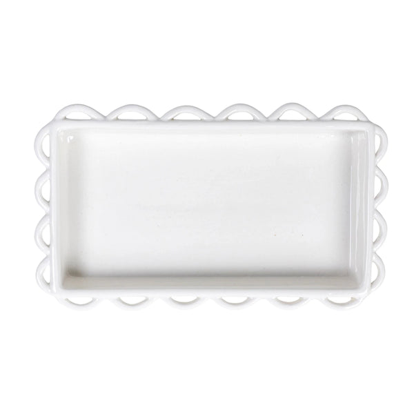 Scalloped Edge Guest Napkin Holder