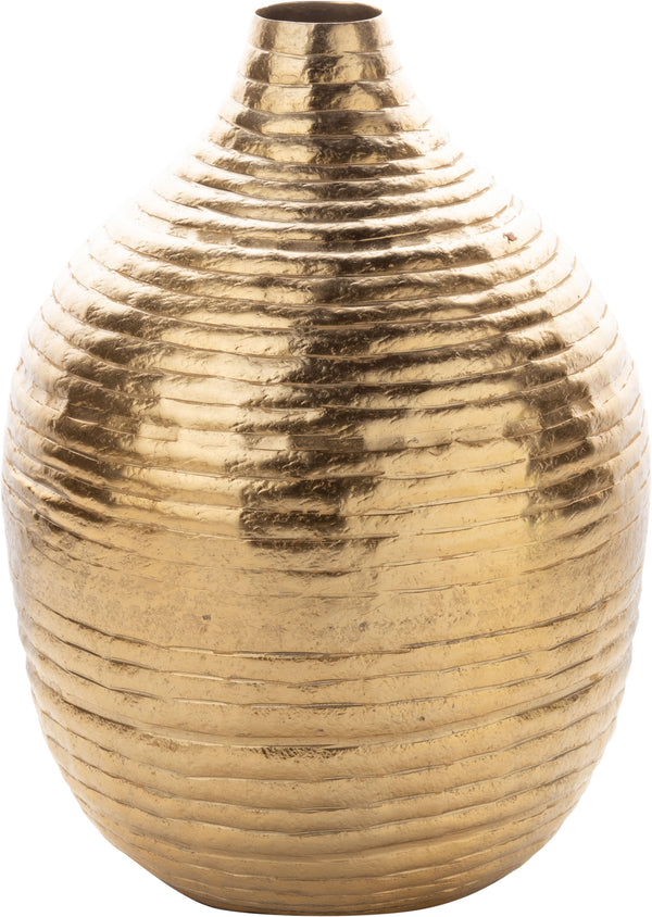 Hammered Gold Vase