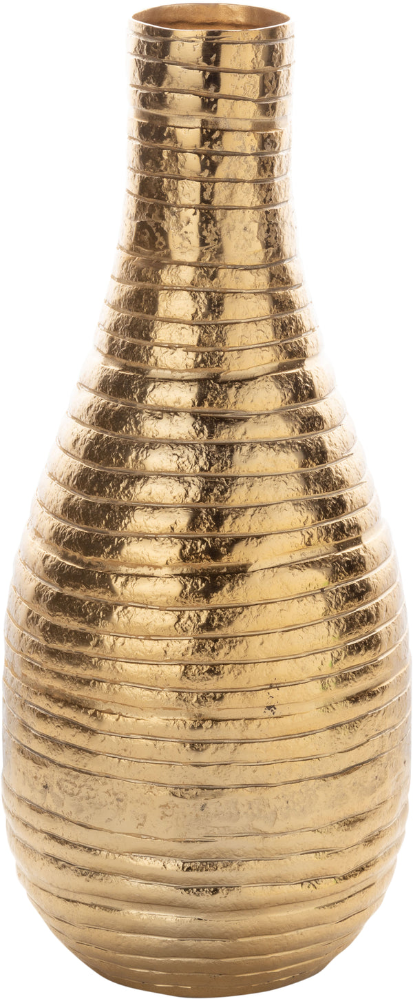 Hammered Gold Vase