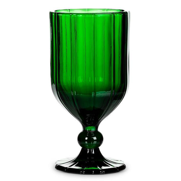 Green Panel Goblet