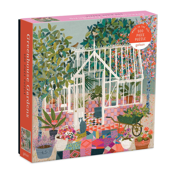 Greenhouse Gardens 500 Piece Jigsaw Puzzle by Victoria Ball