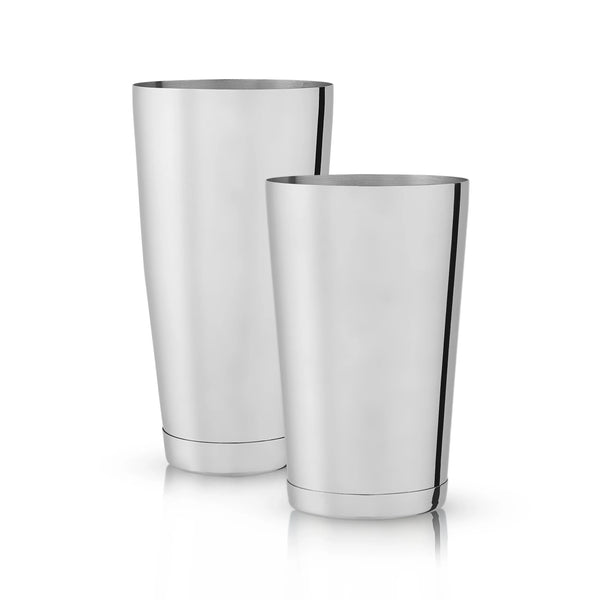 Viski Stainless Steel Boston Shaker Tin Set