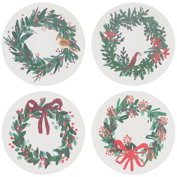 Christmas Soak Up Coasters Set of 4