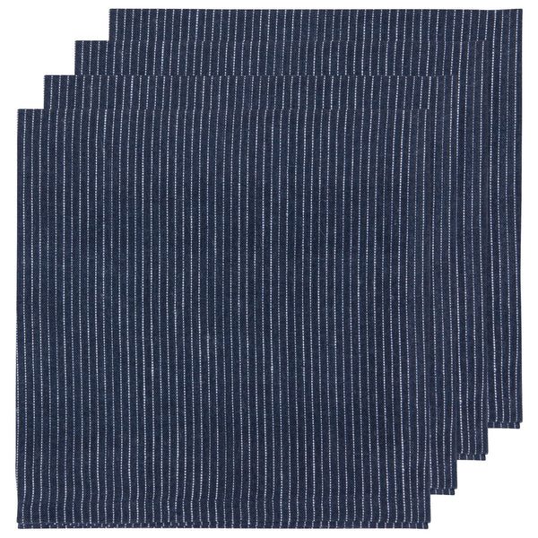 Linen Pinstripe Napkin S/4