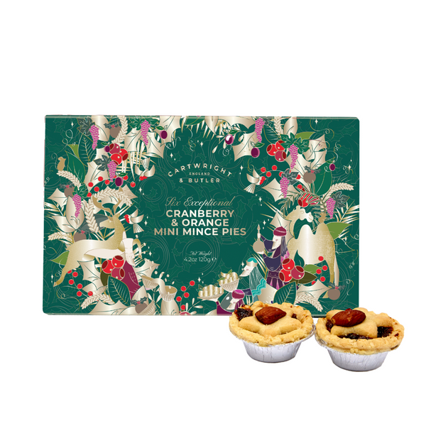 Cartwright & Butler Cranberry and Orange Mini Mince Pies