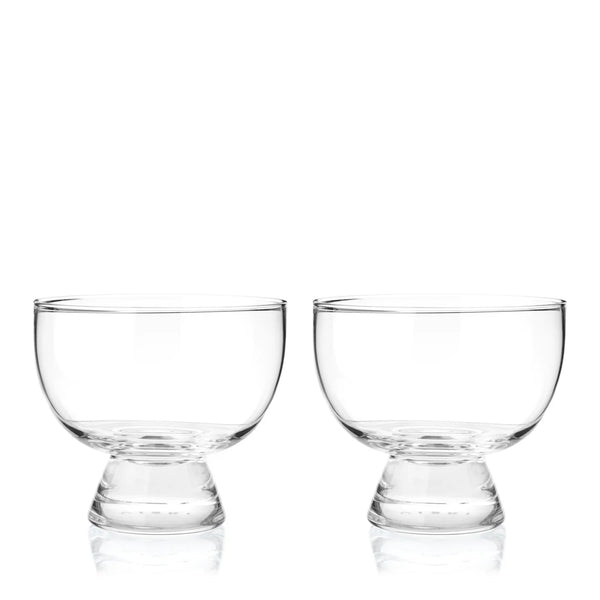 Viski Raye Crystal Mezcal Glasses, Set of 2
