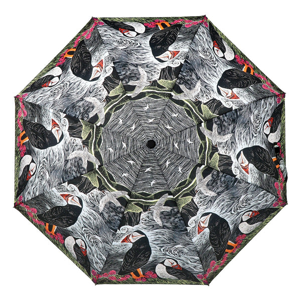 Umbrella Fair Isle Puffins