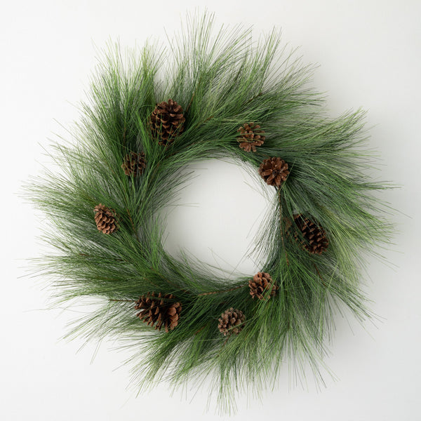 Long Pine Wreath 24"