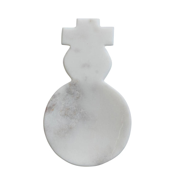 Marble Snowman Spoon Rest