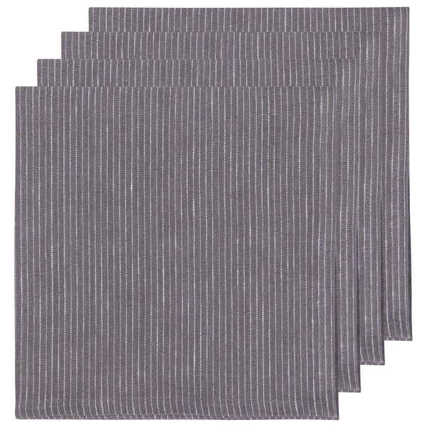 Linen Pinstripe Napkin S/4