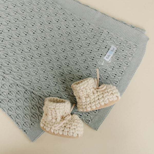 Beba Bean Baby Leaf Blanket