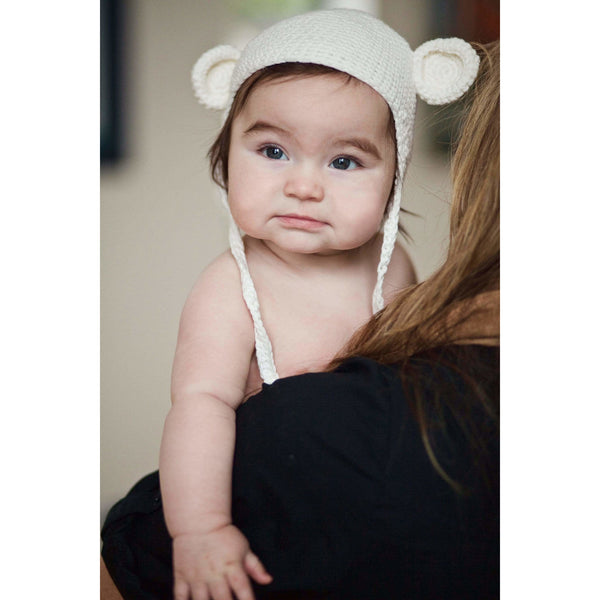 Beba Bean Crochet Bear Toque