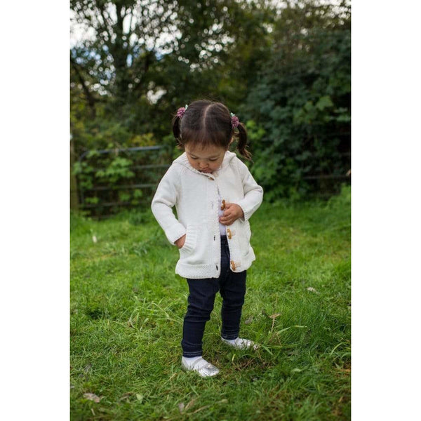 Beba Bean Toggle Button Knit Hoodie